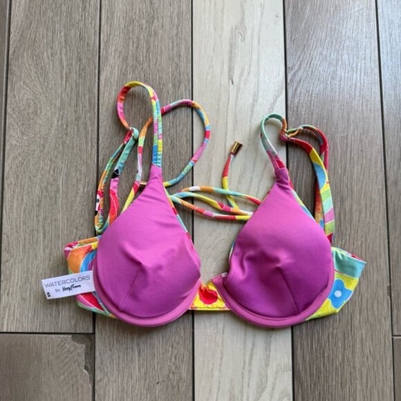 Kenny Flowers Vibrant Watercolors Bikini Set - Multicolor - Picture 4 of 5